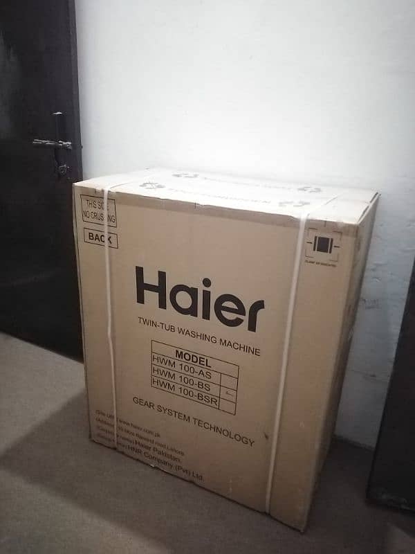 Unboxed Haier HWM BS-100 1