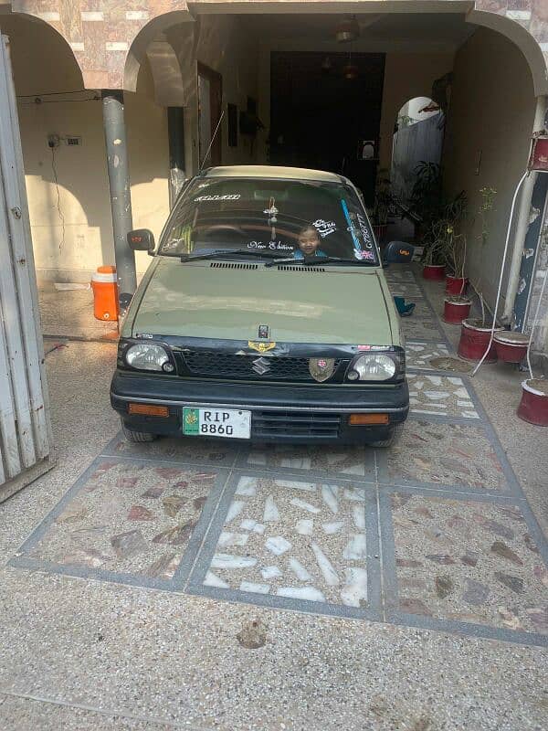 Suzuki Mehran 1989 antique car 1