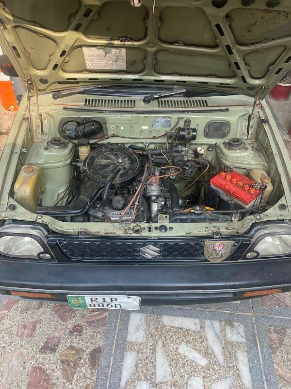 Suzuki Mehran 1989 antique car 8