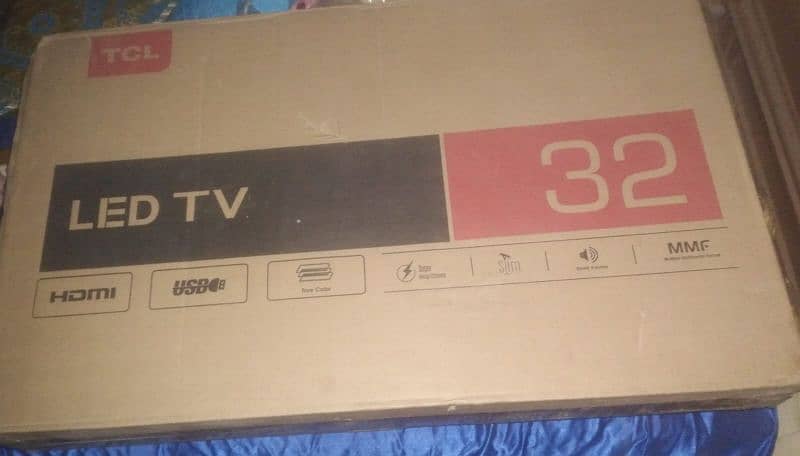 Tcl simple led tv very good condition no any fault with box 2