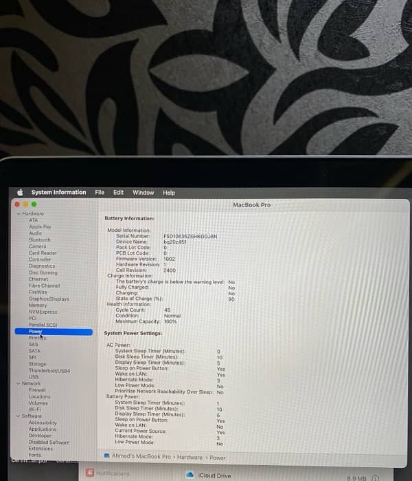 Macbook Pro M1 16gb 1Tb 5