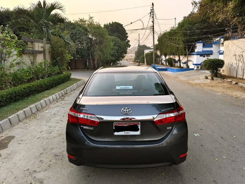 TOYOTA COROLLA GLI AUTO 1.3cc MODEL 2016 (B2B) ORIGINAL GUN METALLIC. 4