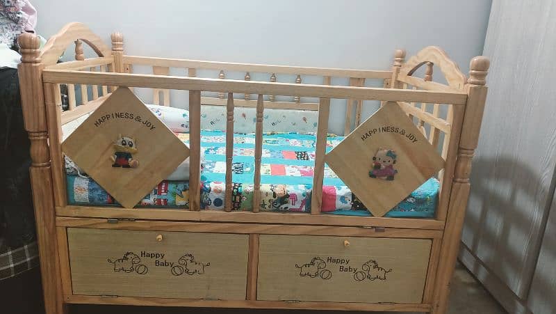 Just Like New Baby Crib ! with STORAGE 2