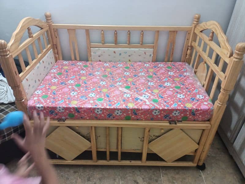 Just Like New Baby Crib ! with STORAGE 5