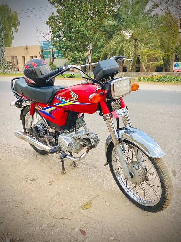 Honda Cd 70 2010 Rwp Number 7