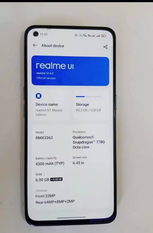 Realme Gt Master Edition 0