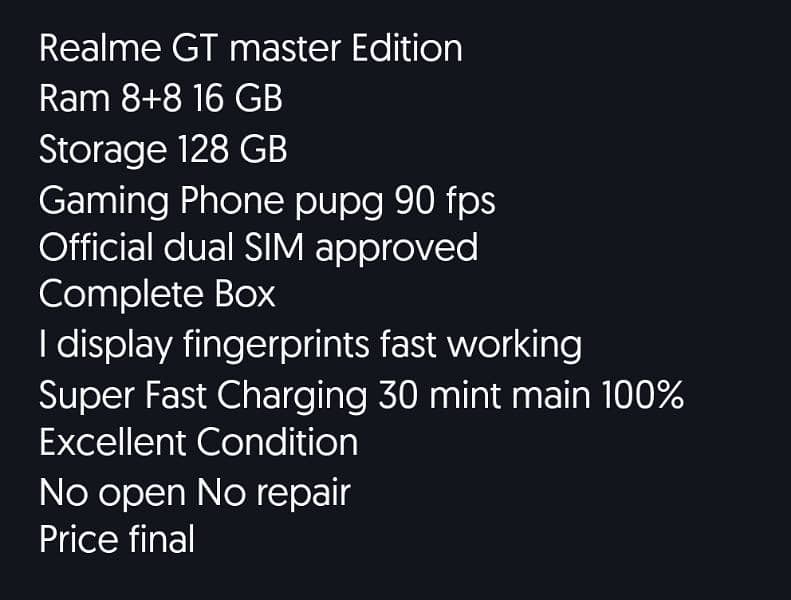 Realme Gt Master Edition 3