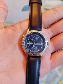 seiko chronograph quartz watch