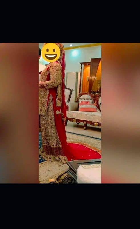 bridal lehnga condition 10/10 1