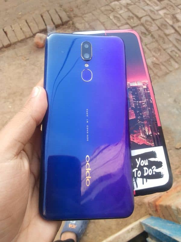 oppo F11 ,. 8GB. Ram. hain 256 GB ROM  exchange bhi ho jaye ga 1