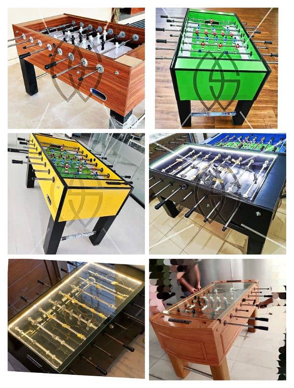 Table tennis Table || Foosball,handball ||Carrom || Pool,snooker table 5