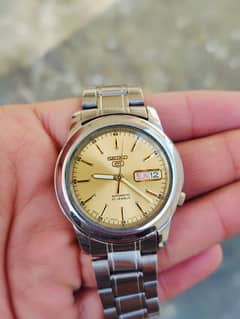 original Seiko 5 + Omega