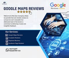 Google Maps Reviews/ Social Media Services