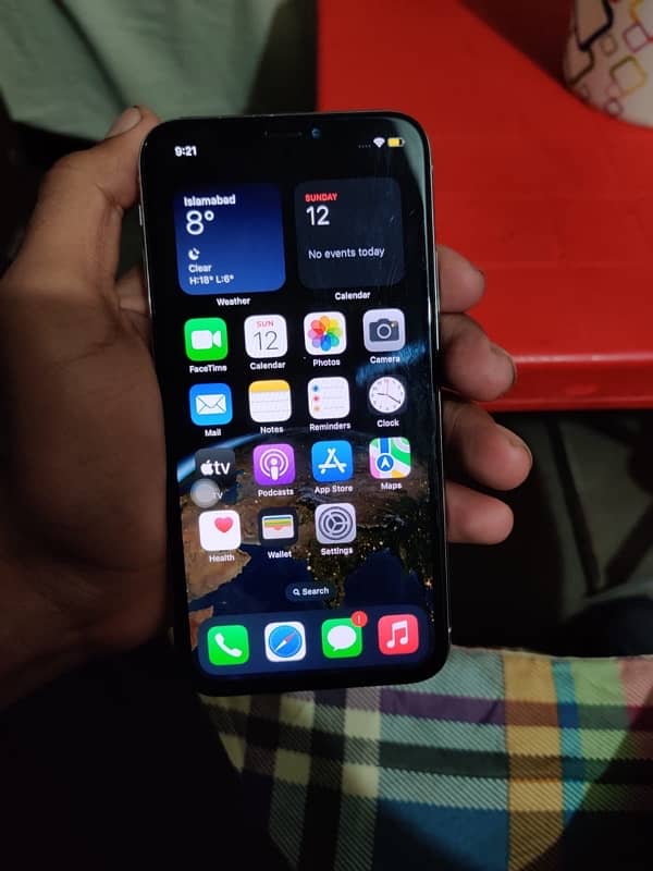 Iphone x hai non PTA 256 gb battery change WhatsAp 03260029657 1