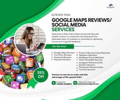 Google Maps Reviews/Social Media Services