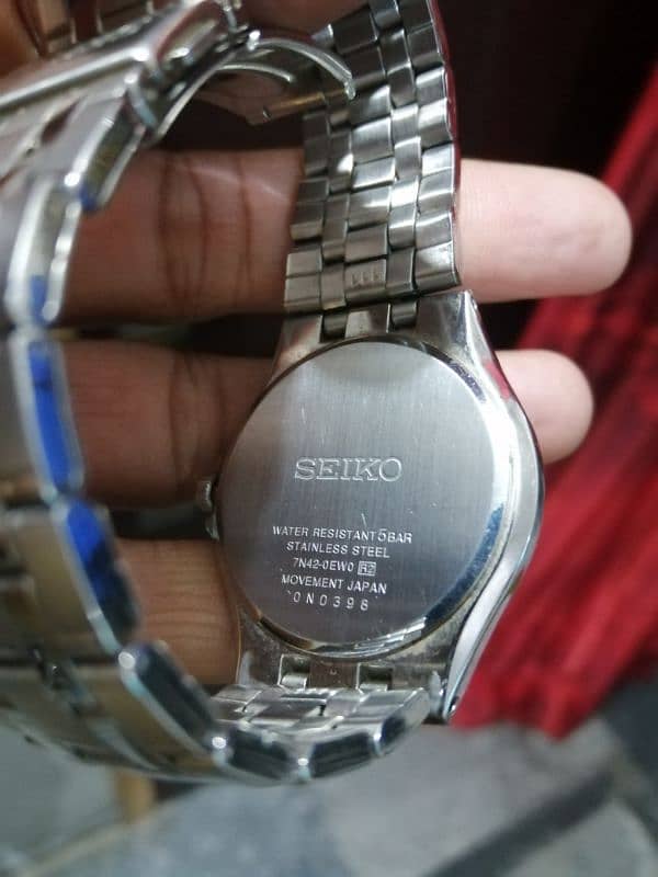 Seiko stainless watch/ 03059003646 contact this no 5