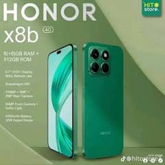 honor x8b green