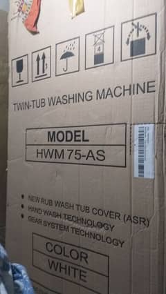 washing machine and dryer Haier HWM75AS S. T