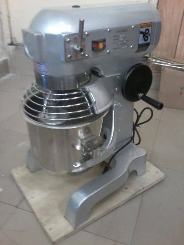 Commercial Pizza dough mixer machine conveyor belt pizza oven used 0