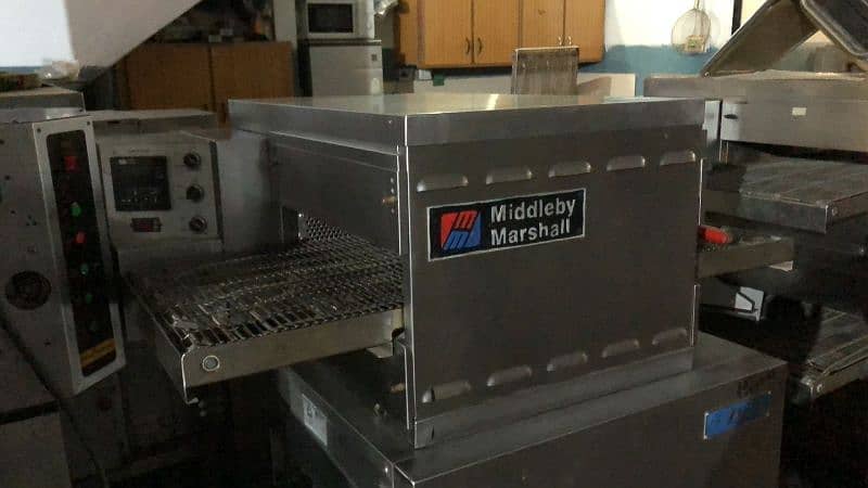 Commercial Pizza dough mixer machine conveyor belt pizza oven used 17