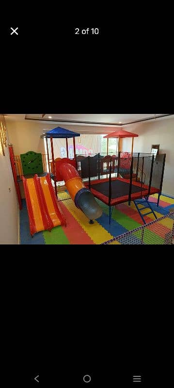 swings/ indoor slides/jumping/trampoline/outdoor swings/seesaw/slides 10