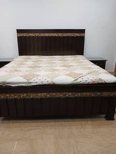 Wooden bed