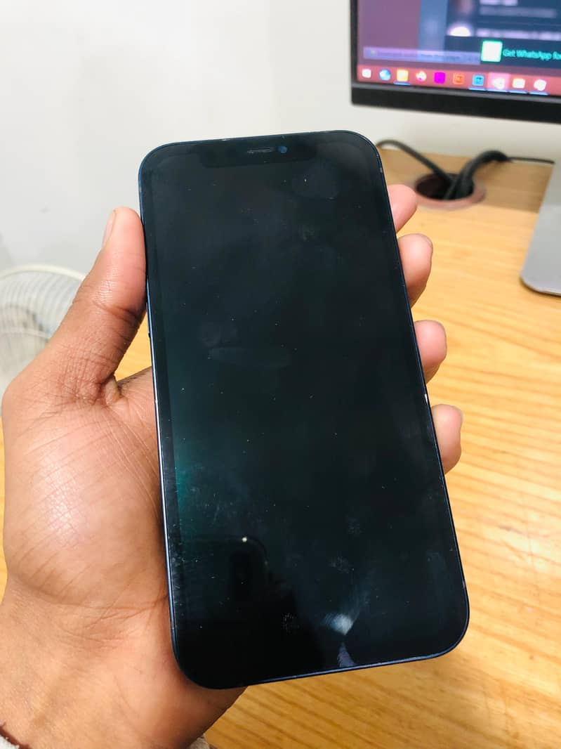 Apple iPhone 12 Black Color Non-PTA 64GB Mobile Urgent sale 7