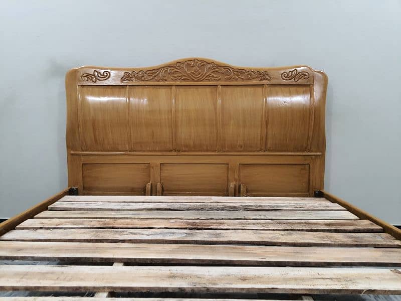 Solid wood King size bed Only bed New ha use ni hua (just call me) 3