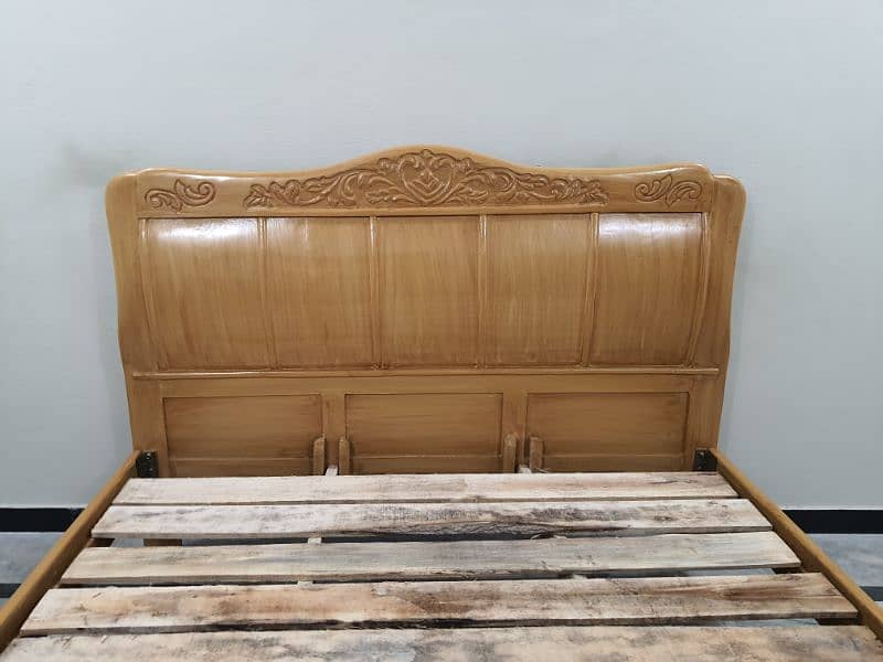 Solid wood King size bed Only bed New ha use ni hua (just call me) 4