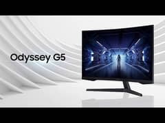 led/Odyssey G5 27-inch Curved 2K 165Hz monitor/samsung led/27 inches