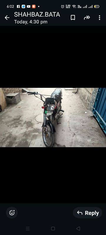 For sale honda CD 70 red colour 1