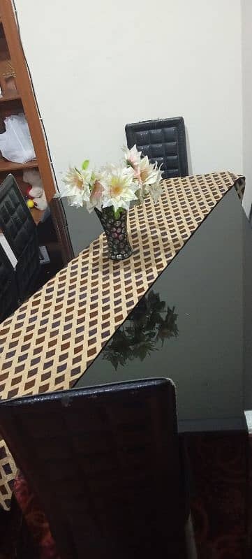 double mirror dinning table 0