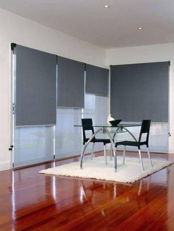 Blinds | Roller blind | Zebra blind | Wooden flooring | Office blind 9