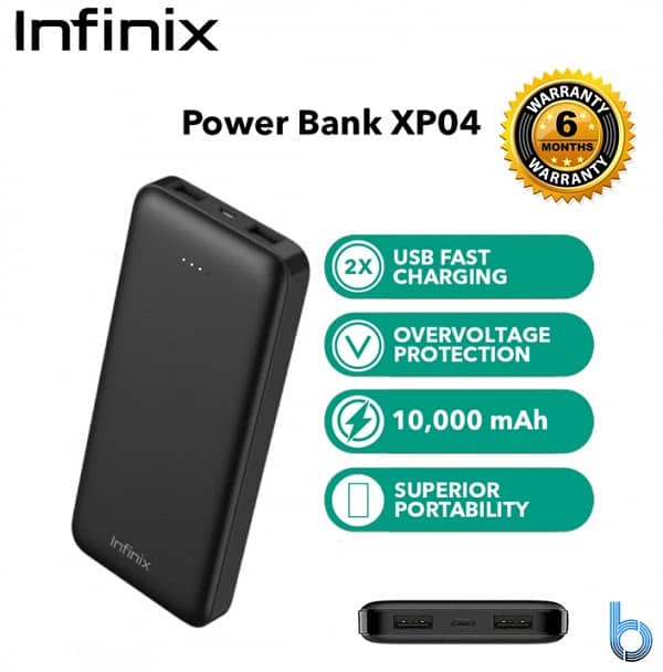 Infinix 10000mAh Power Bank XP04 1