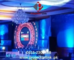 Smd screens | Projector | Sound System on rent discount in karachi