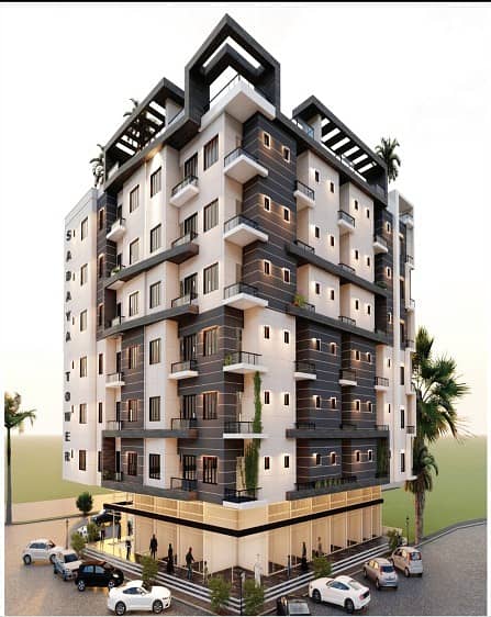 Flat Is Available For Sale On Easy Installment In Sadaya Tower 0