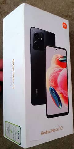 Redmi Note 12 _ 8/128GB, 10/10 condition PTA approved