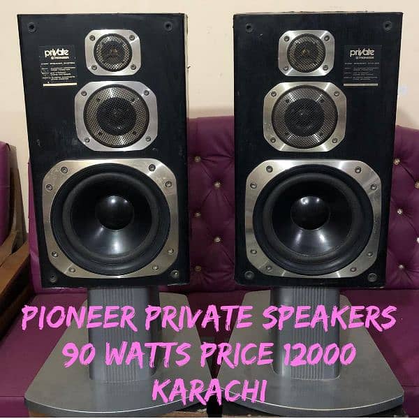 speakers woofer different prices pioneer JBL Sony Kenwood Akai sansui 19