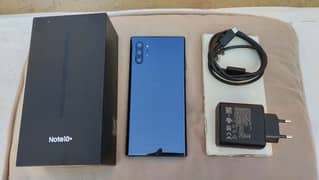 Samsung note 10 plus with box charger