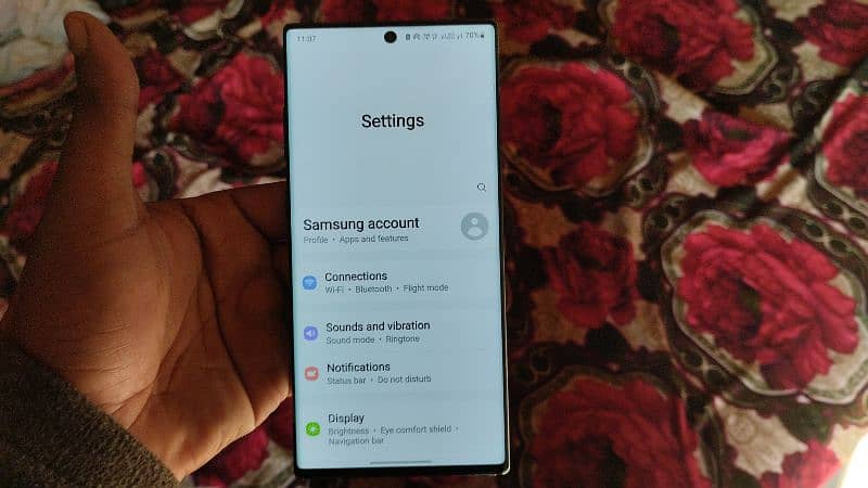 Samsung note 10 plus with box charger 11