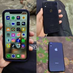 iphone Xr non pta 64 gb black damage on front of screen