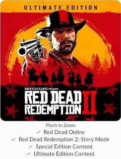 Red Dead Redemption 2 Ultimate Available (Not Disc) For PS4/PS5