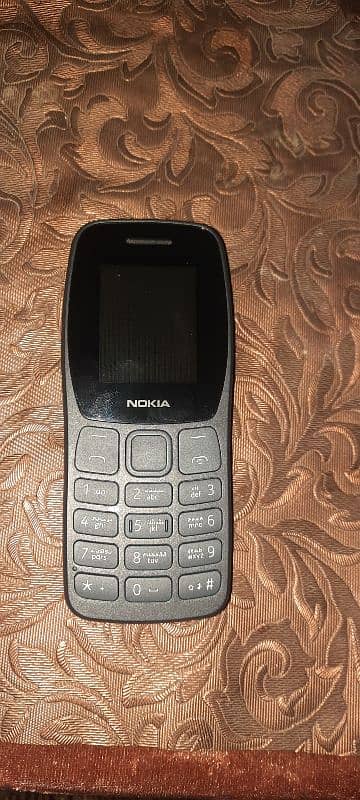 Nokia 105 for 10/10' 4 days used like new Box pak 3