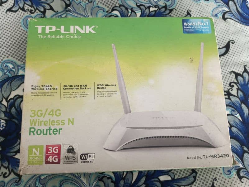 TPlink MR3420 router 4g 0