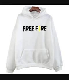 men's printed fleece hoodie