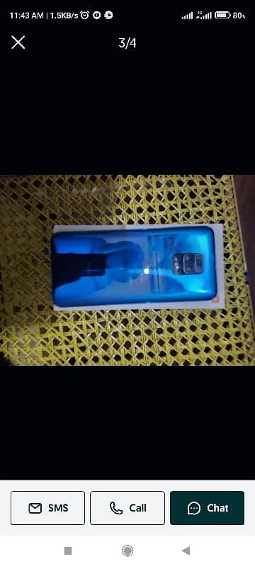 redmi note 9s new condition 10/10 with box charger every thing is ok 1