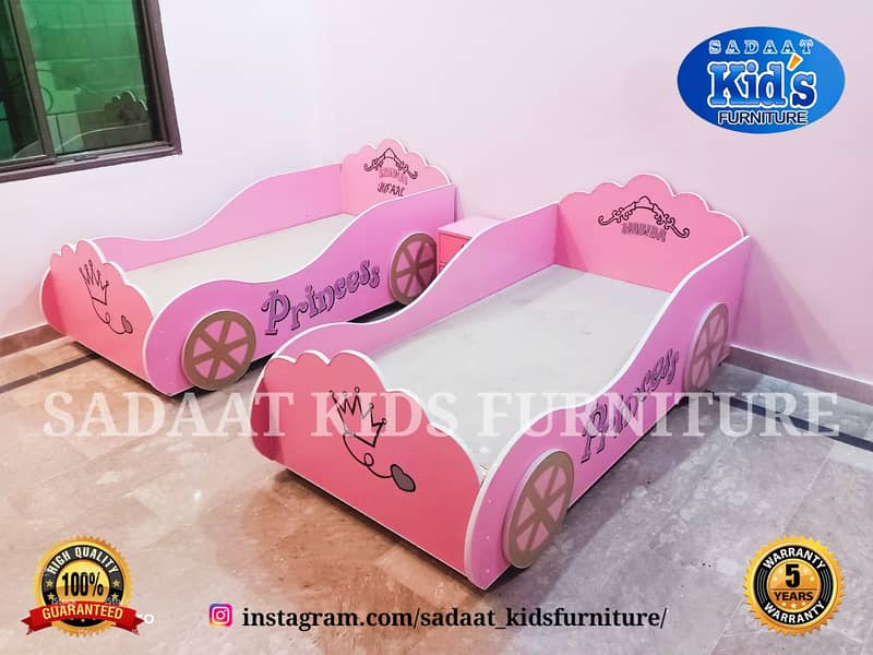 Princess Car bed for Girls 4