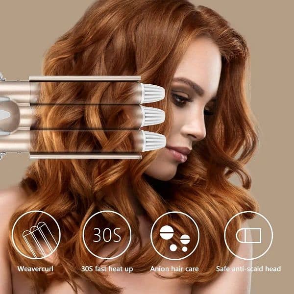 DEE BANNA 3 RIPPLE HAIR CURLER 4