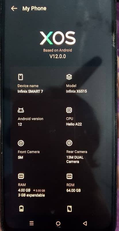 infinix smart 7 4/6403349391128 only Whatsapp chat 0