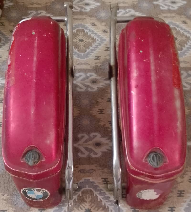 chooper bike side boxes pair for sell 0